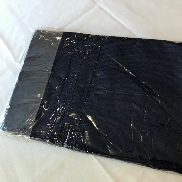 *SOLD* Multi-color Moschino Logo Scarf in solid BLUE - Picture 3 of 5